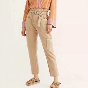 FREE PEOPLE Percy high rise paperboy cargo pant